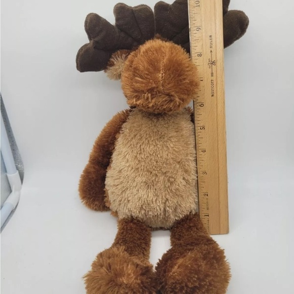 Unipak Designs Brown Moose Stuffed Animal Plush VGUC cute gift - Picture 2 of 4